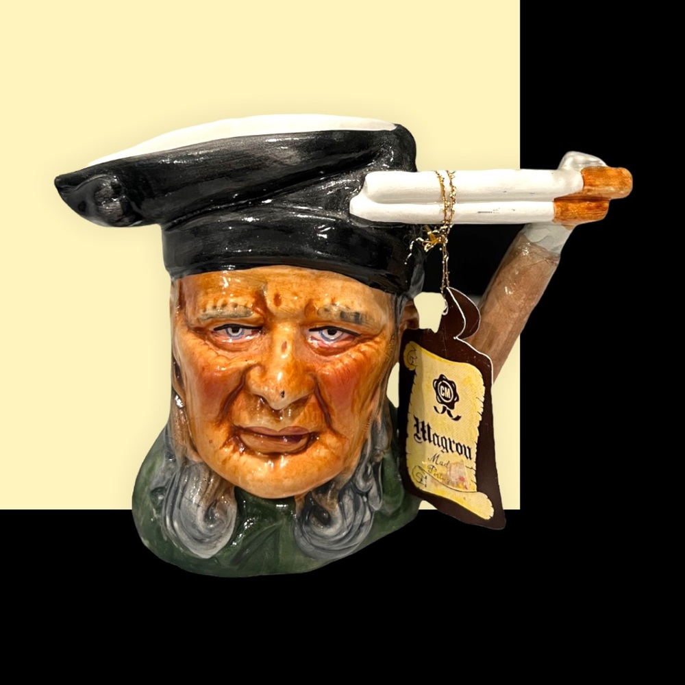 Toby Mug “Old Man Pirate” made in Portugal